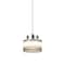 Besa Lighting Pivot Cord Pendant, Opal Glossy/Smoke, Satin Nickel Finish, 1x3W LED 1XT-PIVOTSM-LED-SN - alternate 1